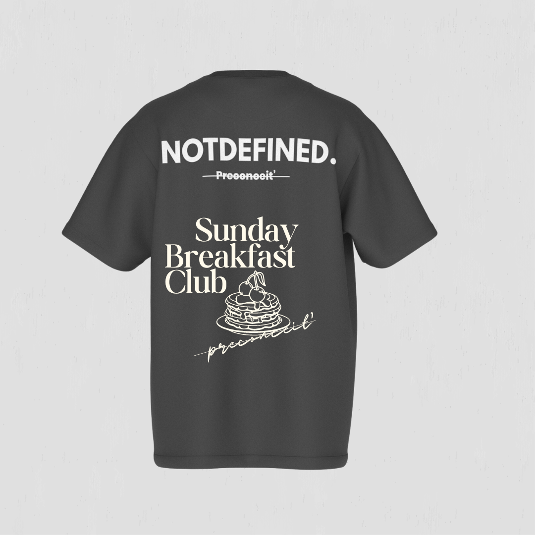 Sunday Breakfash Club - Oversized T-shirt