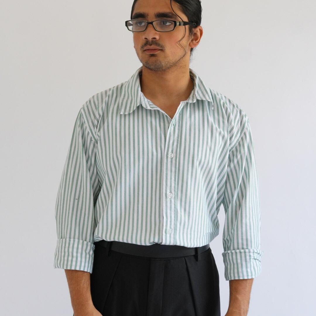 Ugly Green Striped shirt