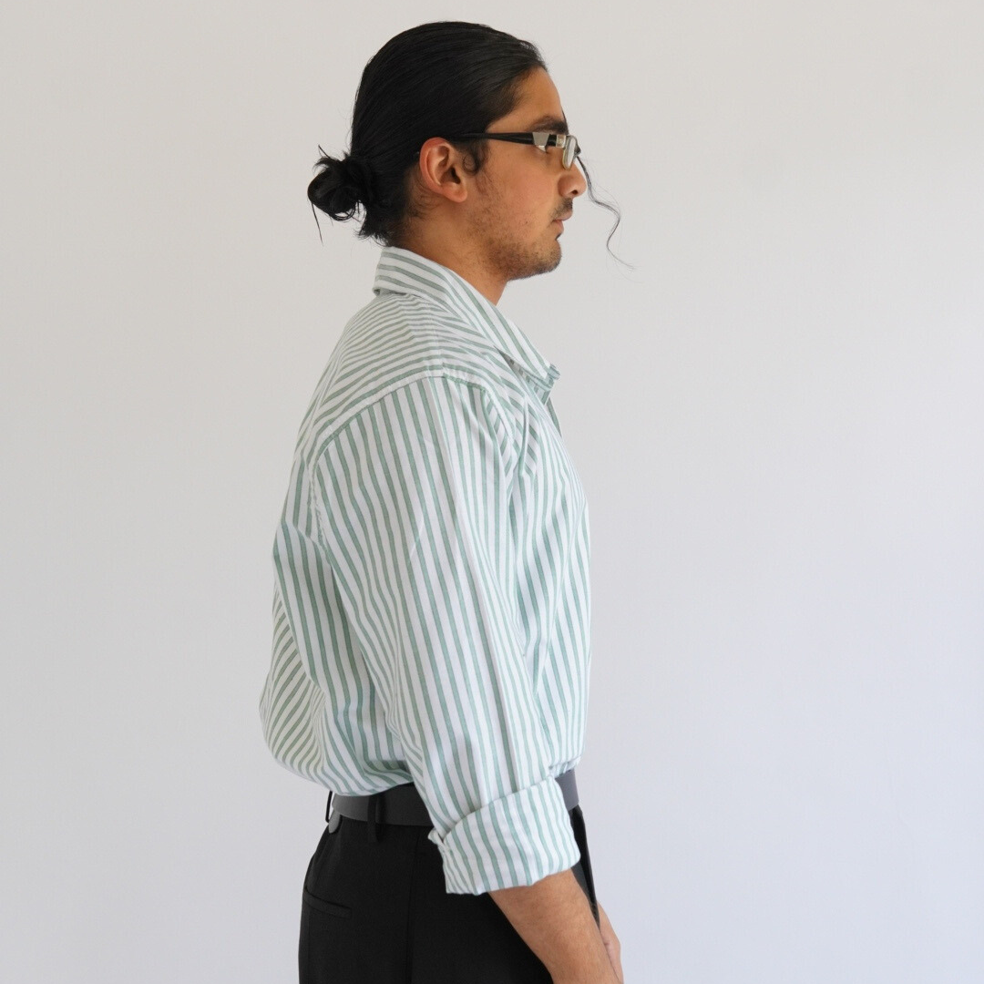 Ugly Green Striped shirt