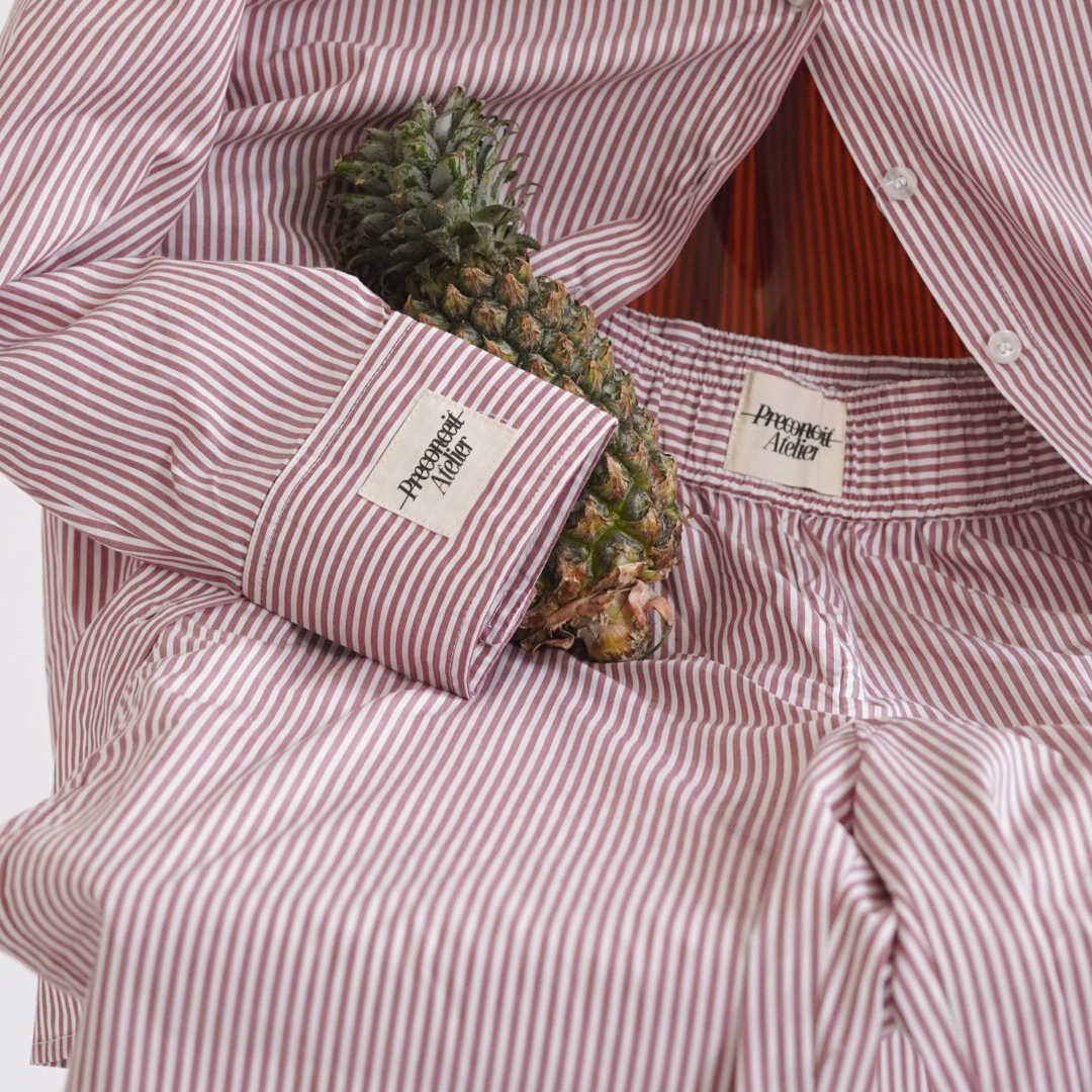 Red Striped Lounge Boxer Pants